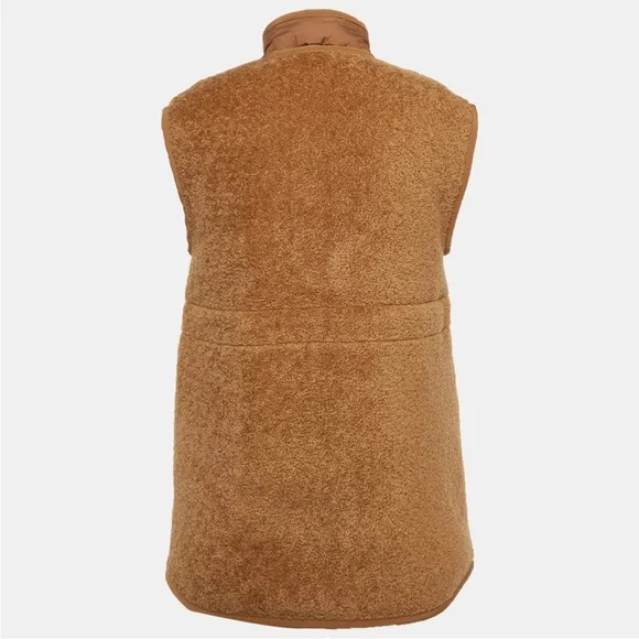 Moncler Women's Tan Fleece Vest